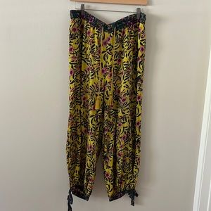 Anthropologie floral pants